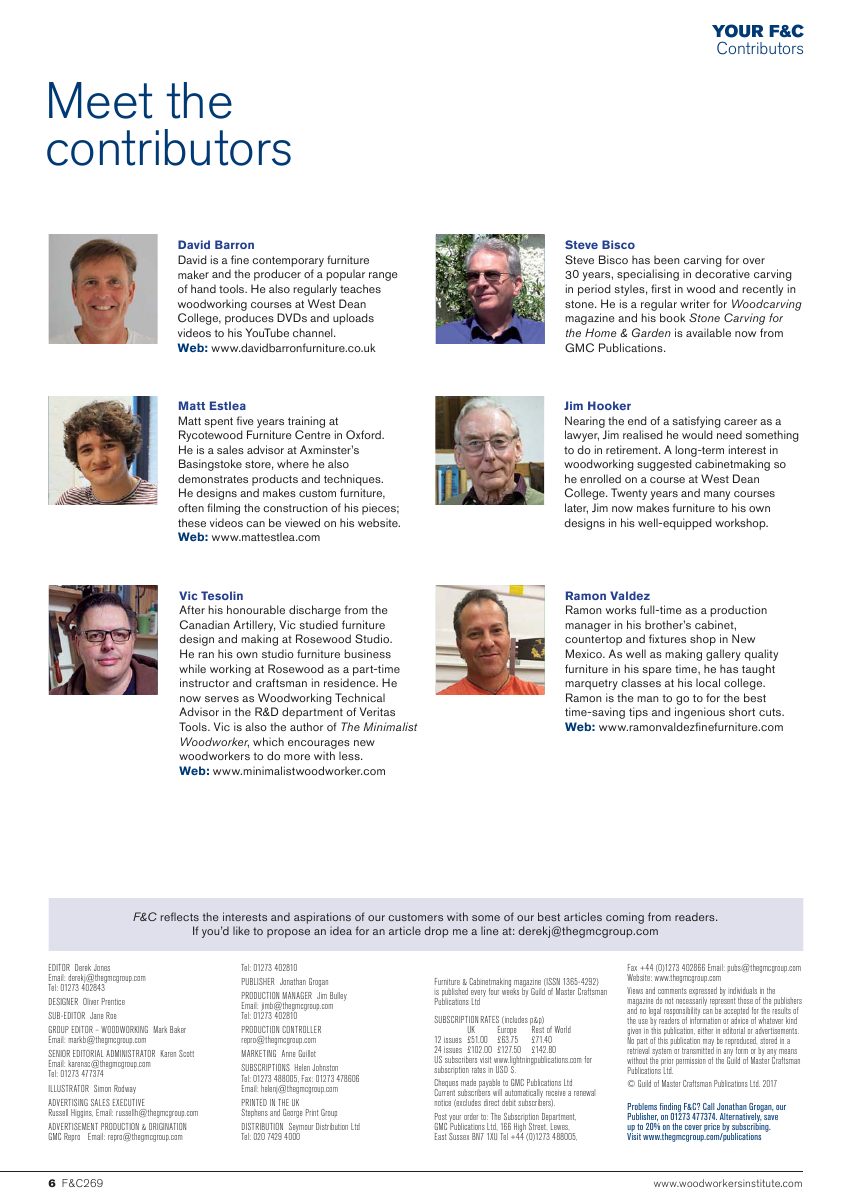 Furniture Cabinetmaking第269期