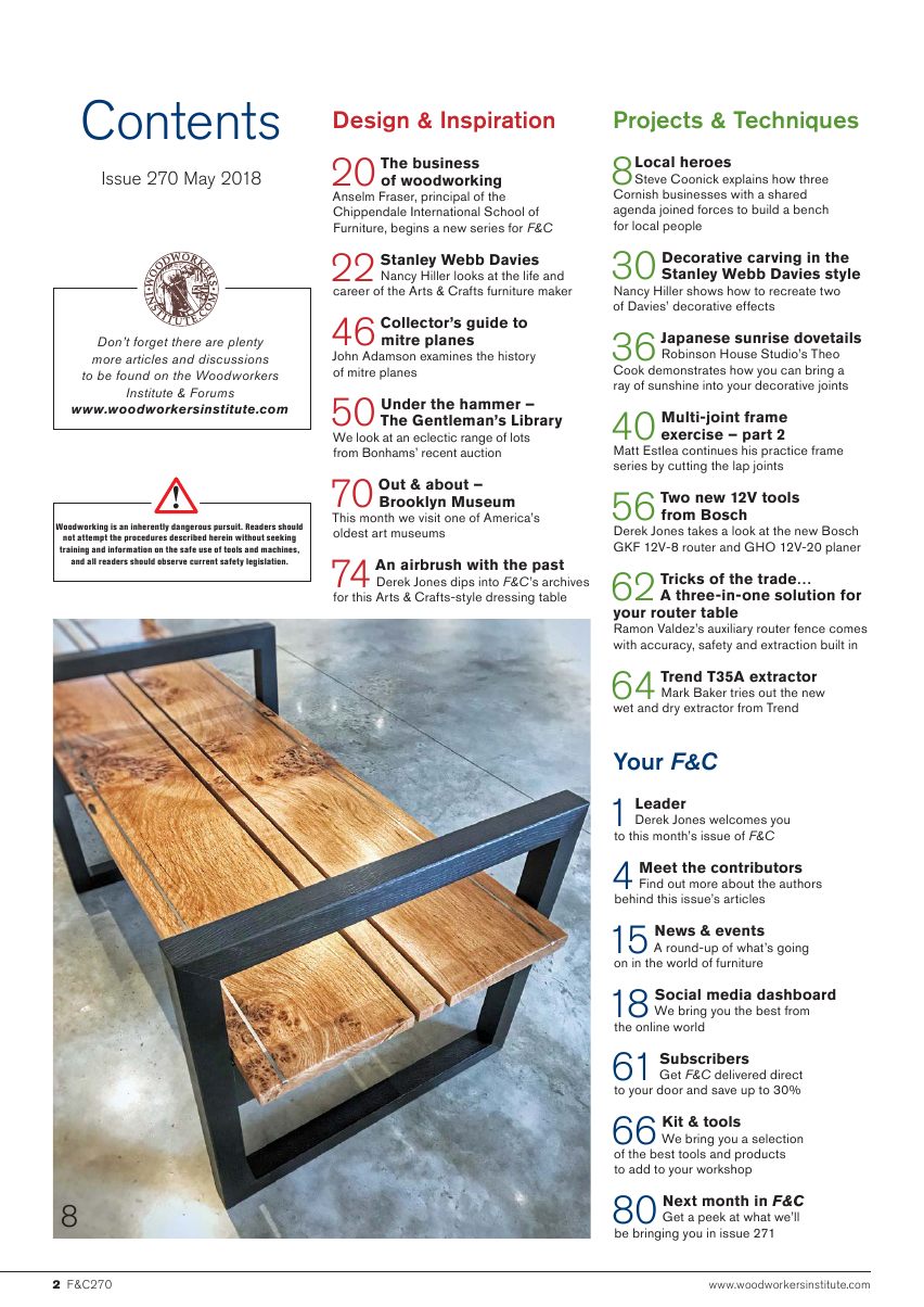 Furniture Cabinetmaking第270期