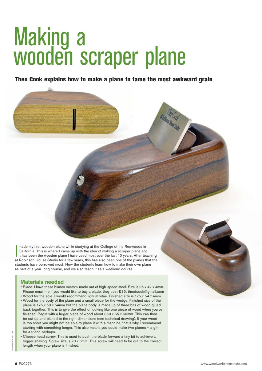 Furniture Cabinetmaking第273期