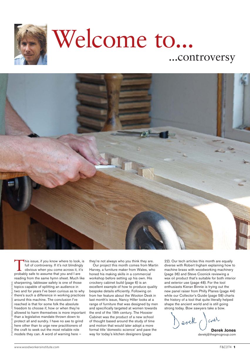 Furniture Cabinetmaking第274期