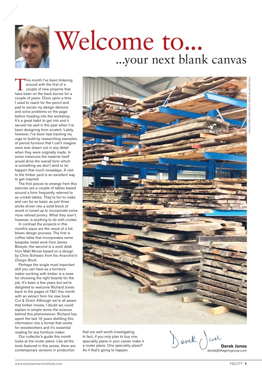 Furniture Cabinetmaking第277期