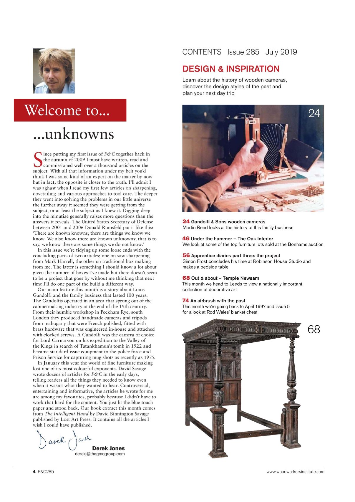 Furniture Cabinetmaking第285期