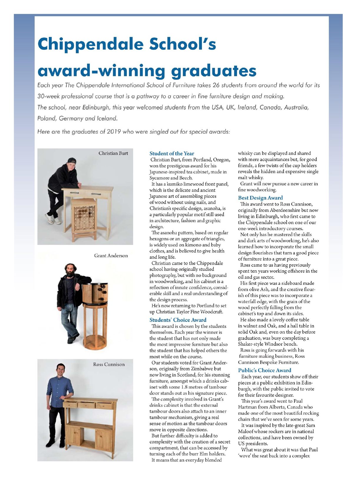 Furniture Cabinetmaking第287期