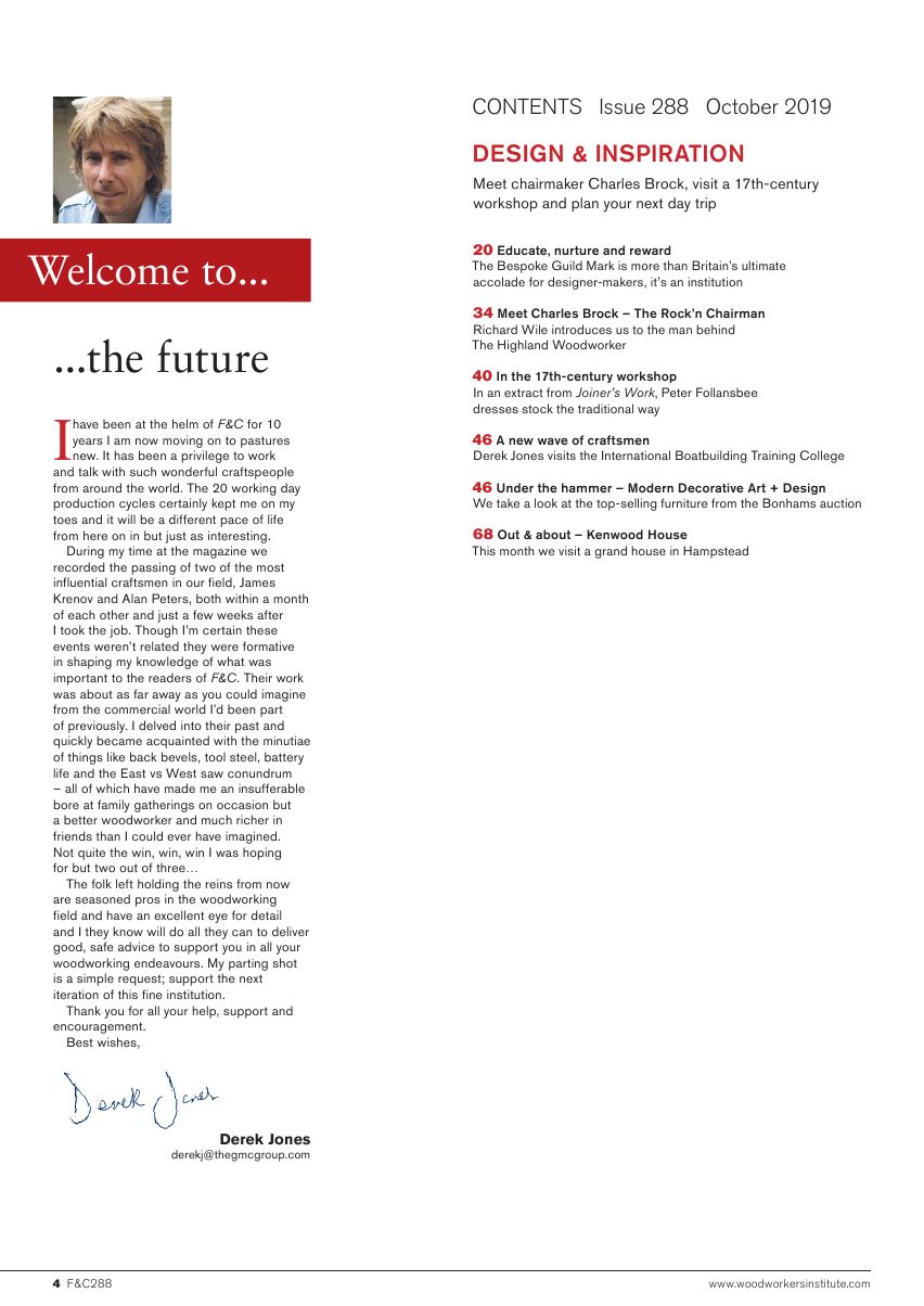 Furniture Cabinetmaking第288期