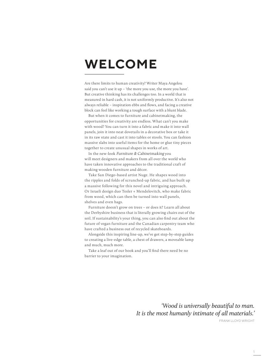 Furniture Cabinetmaking第289期