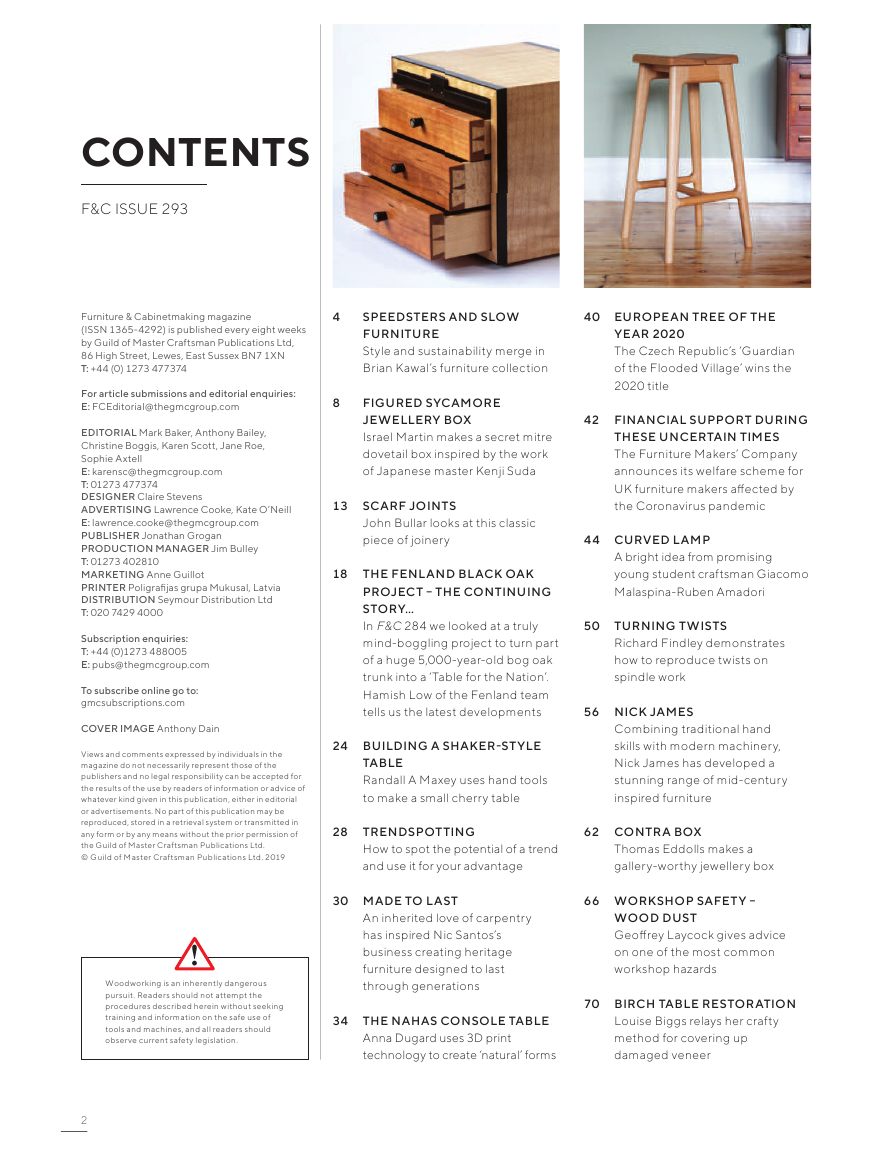 Furniture Cabinetmaking第293期