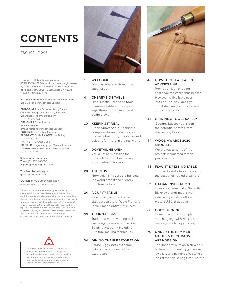 Furniture Cabinetmaking第295期