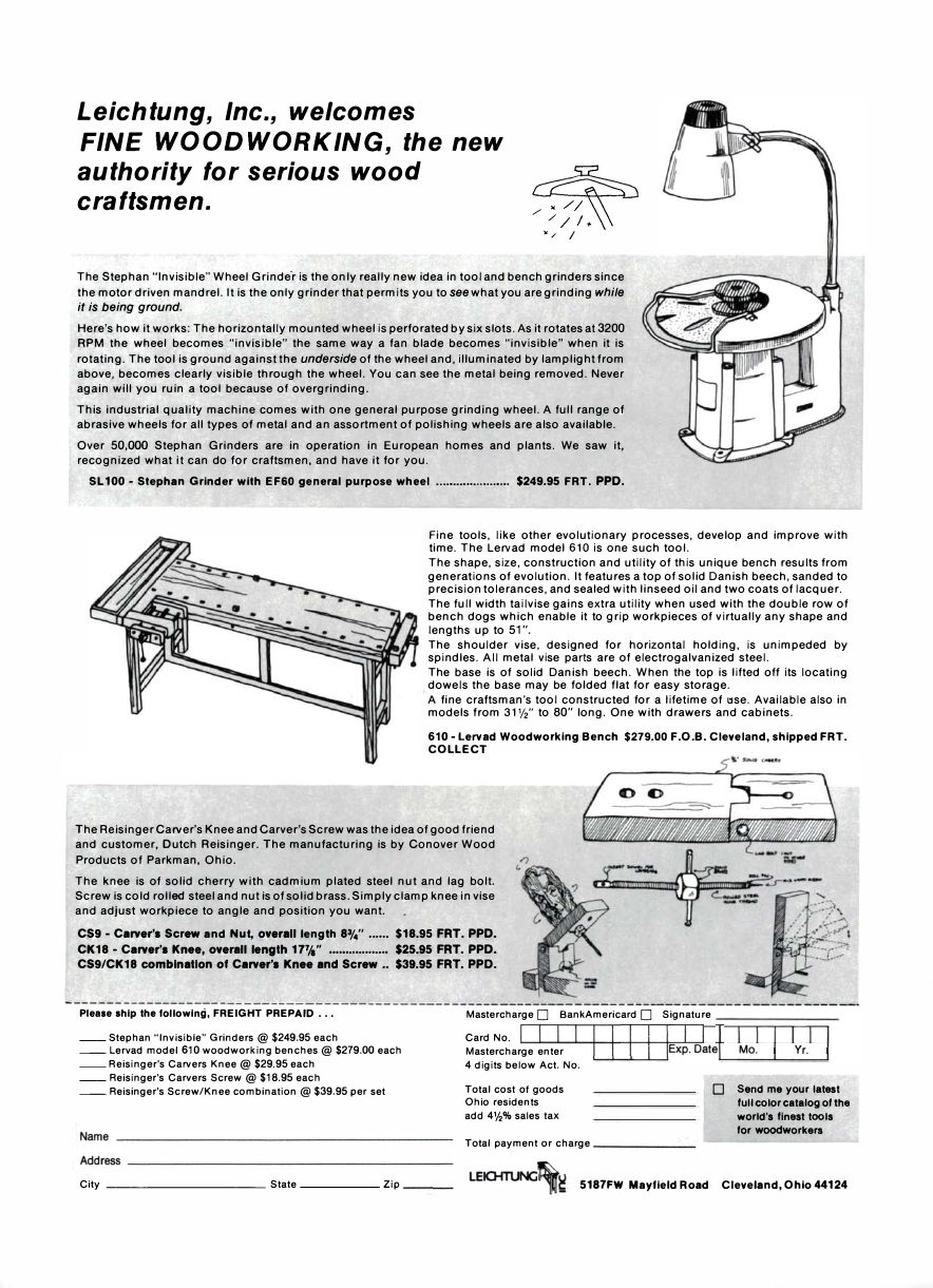 fina woodworking第1期
