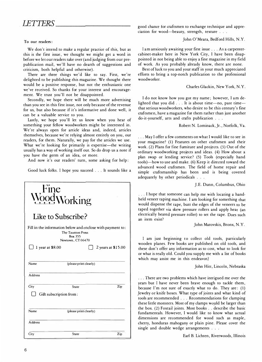 fina woodworking第1期