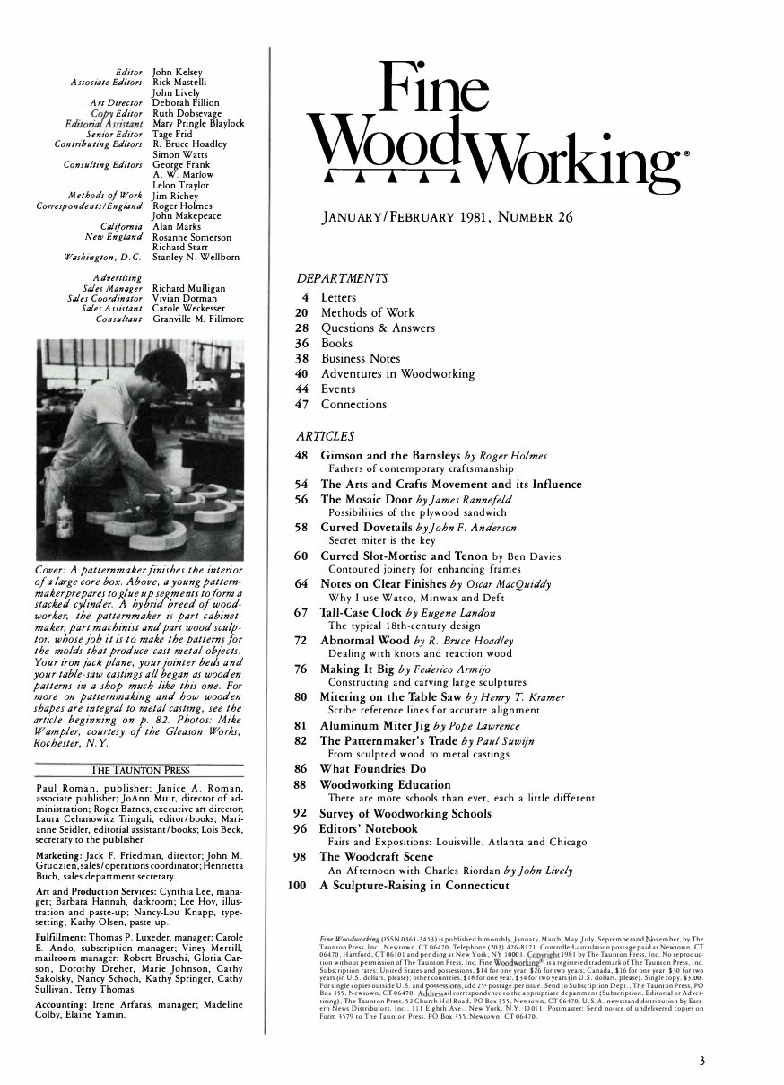 fina woodworking第26期