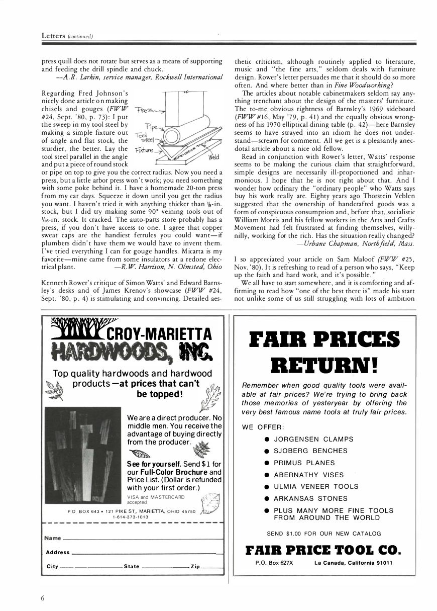 fina woodworking第26期