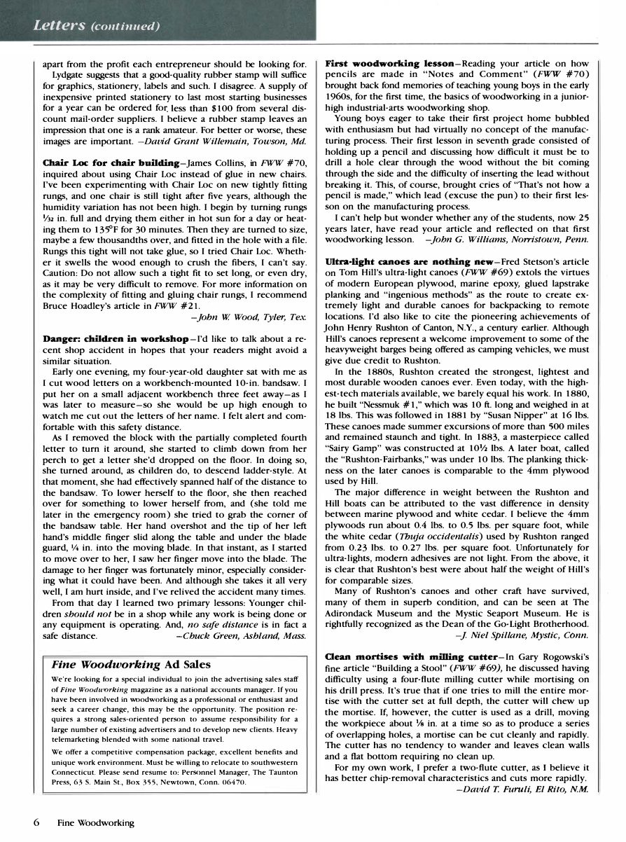 fina woodworking第71期