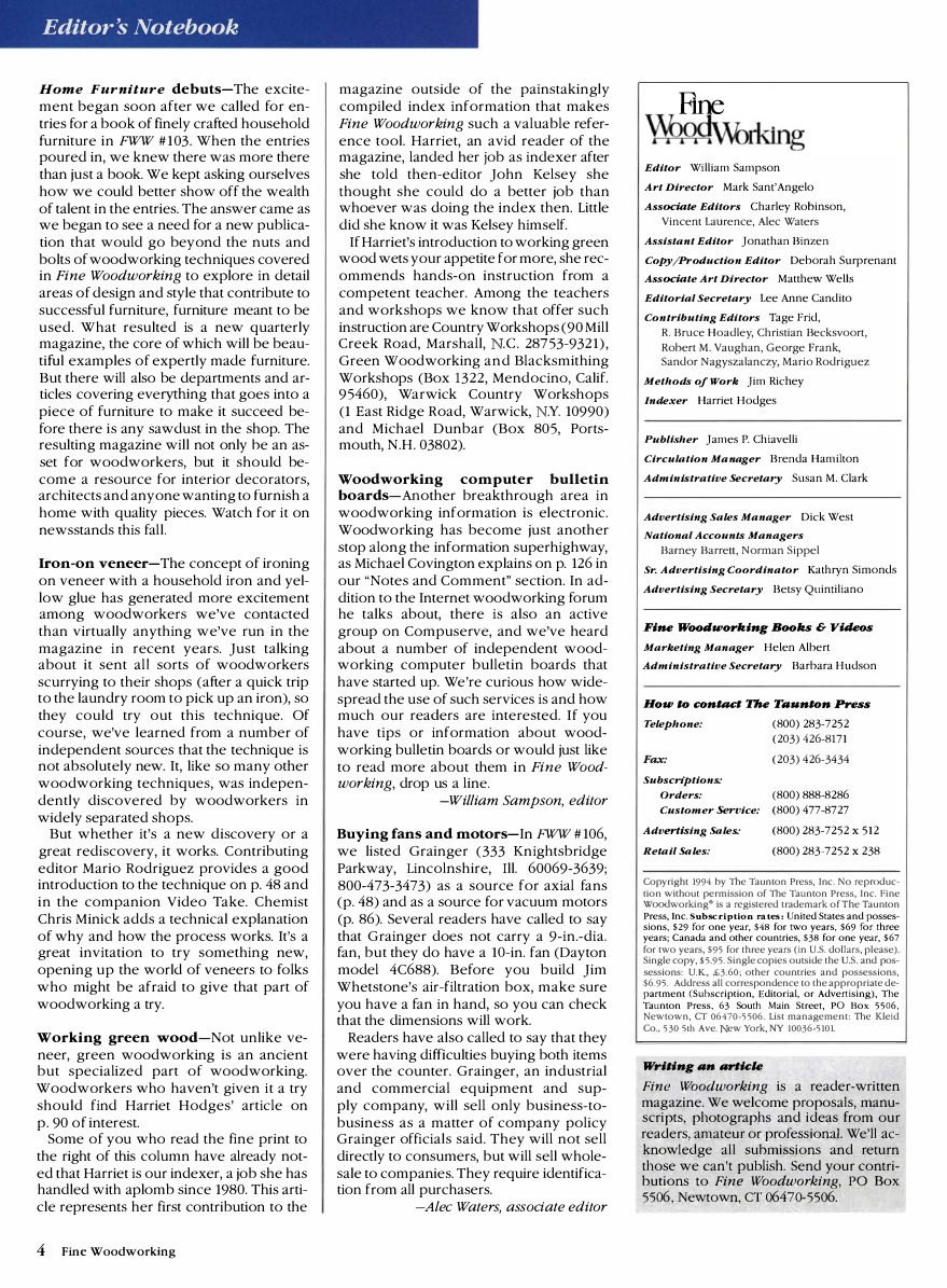 fina woodworking第108期