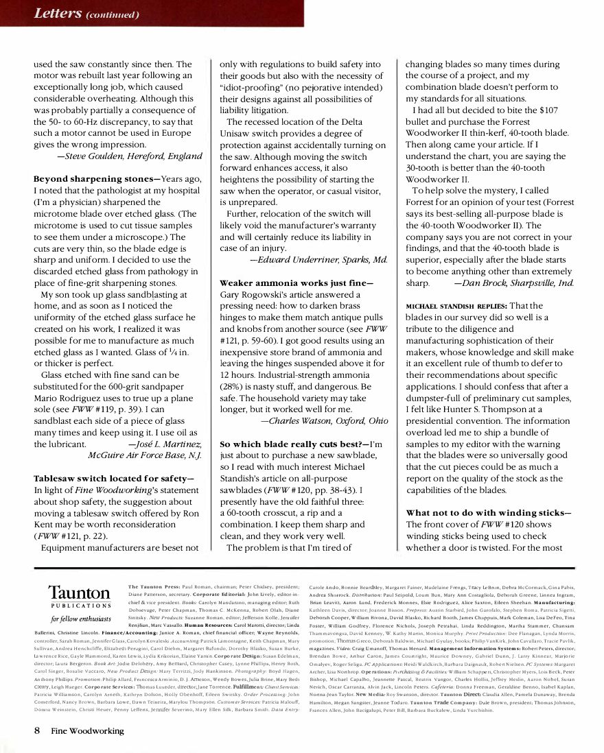 fina woodworking第122期