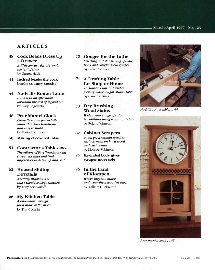 fina woodworking第123期