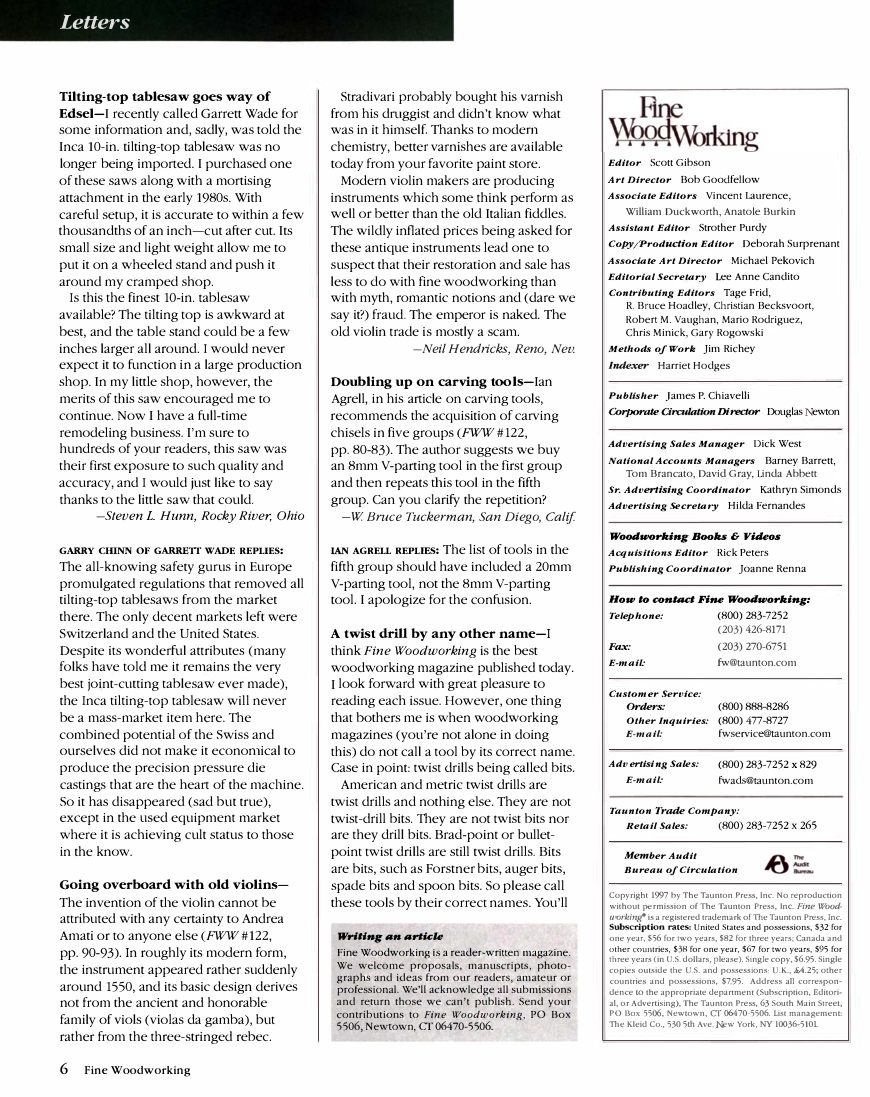 fina woodworking第123期