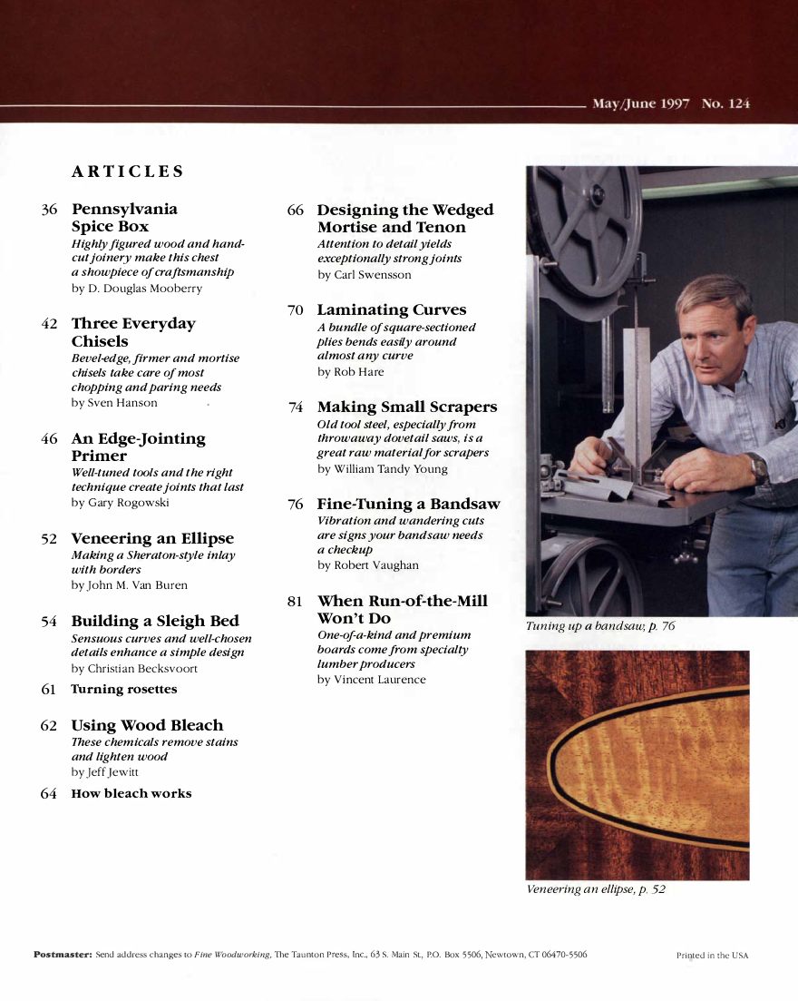 fina woodworking第124期