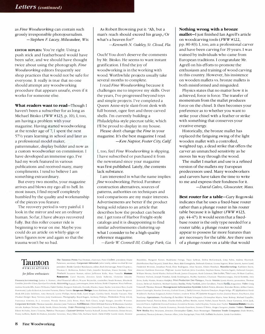 fina woodworking第124期