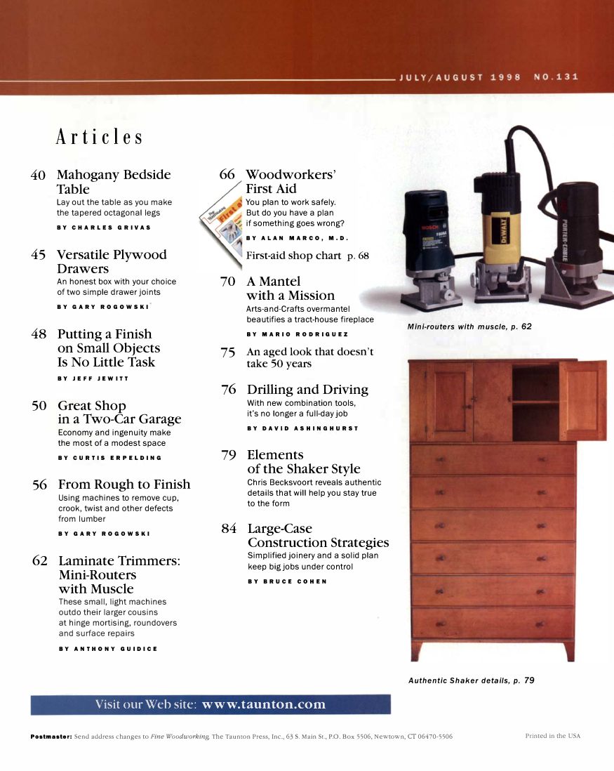 fina woodworking第131期