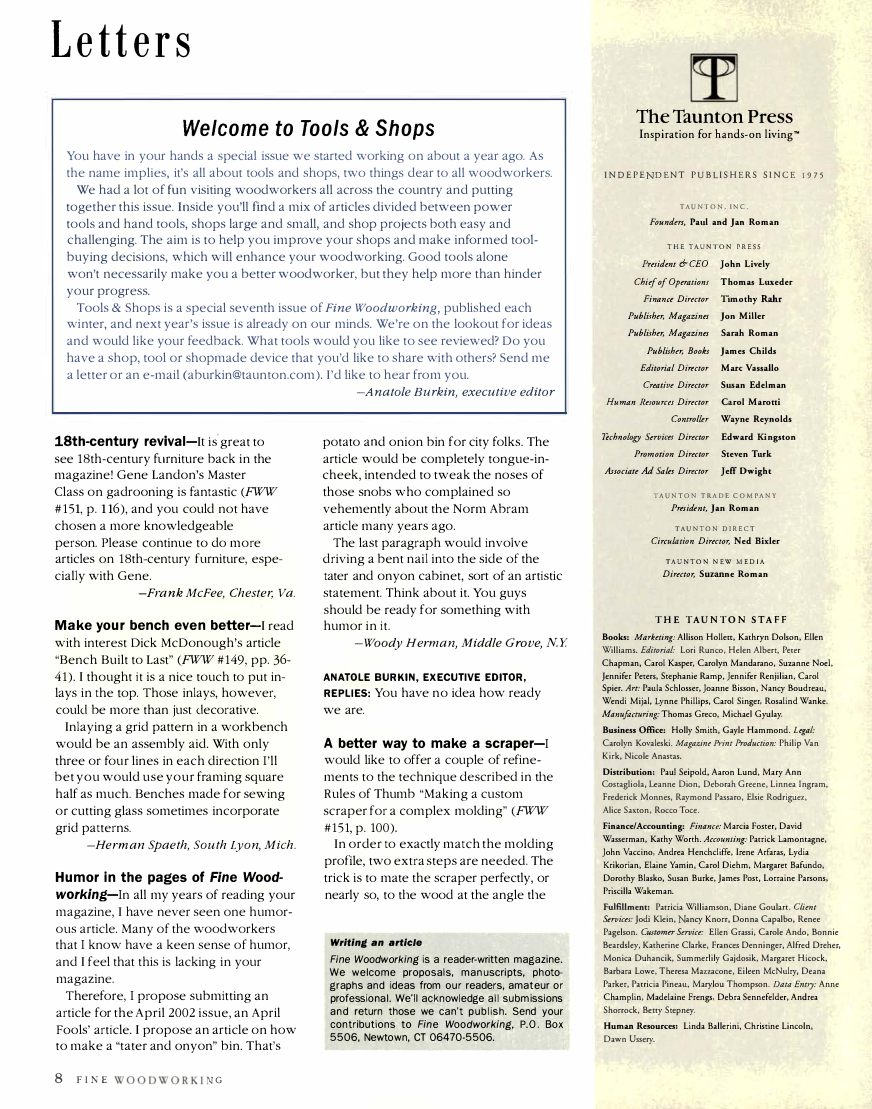 fina woodworking第153期