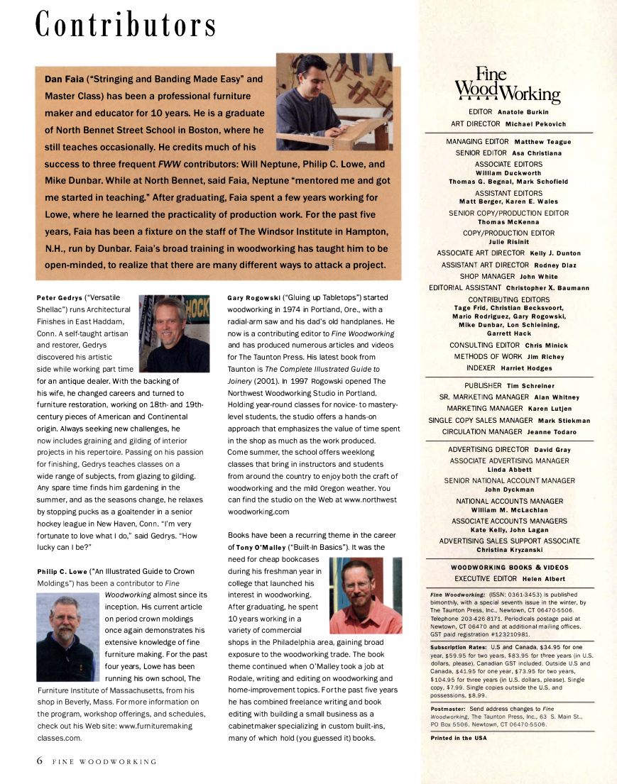 fina woodworking第166期