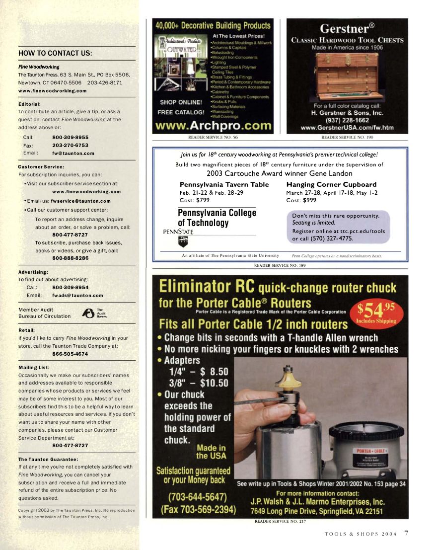 fina woodworking第167期