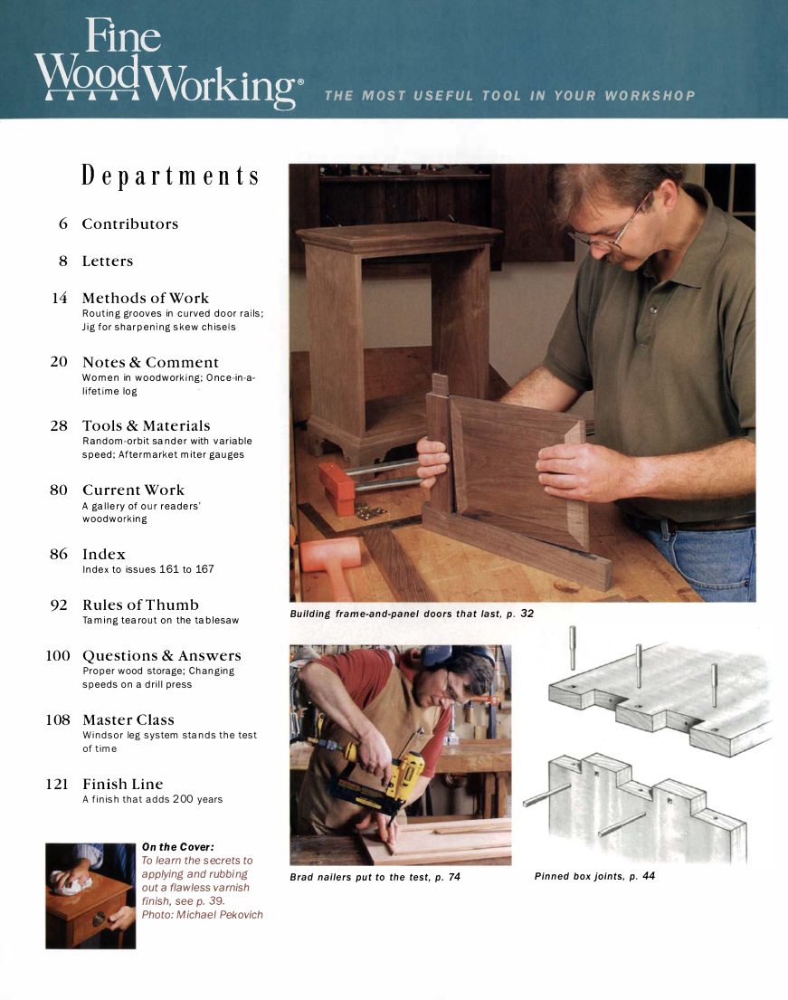 fina woodworking第168期