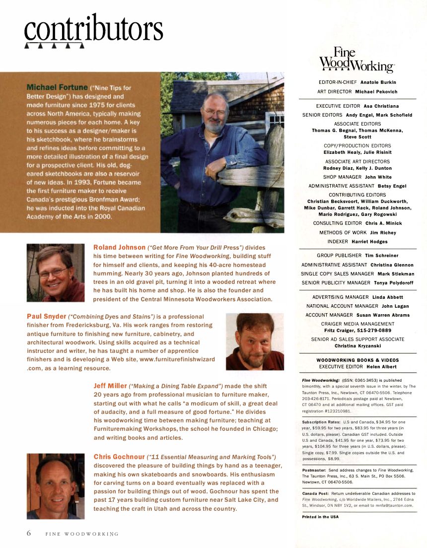 fina woodworking第182期