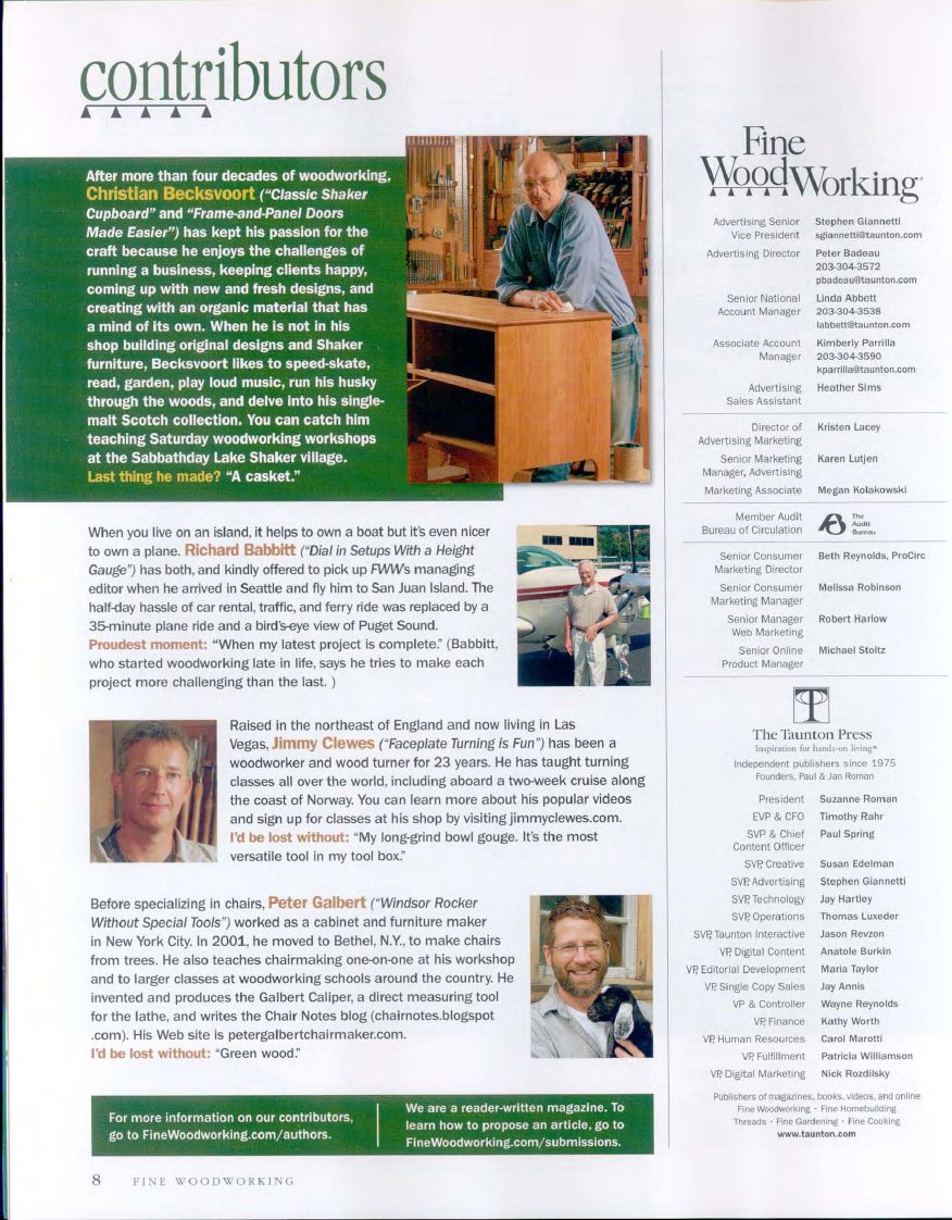 fina woodworking第218期