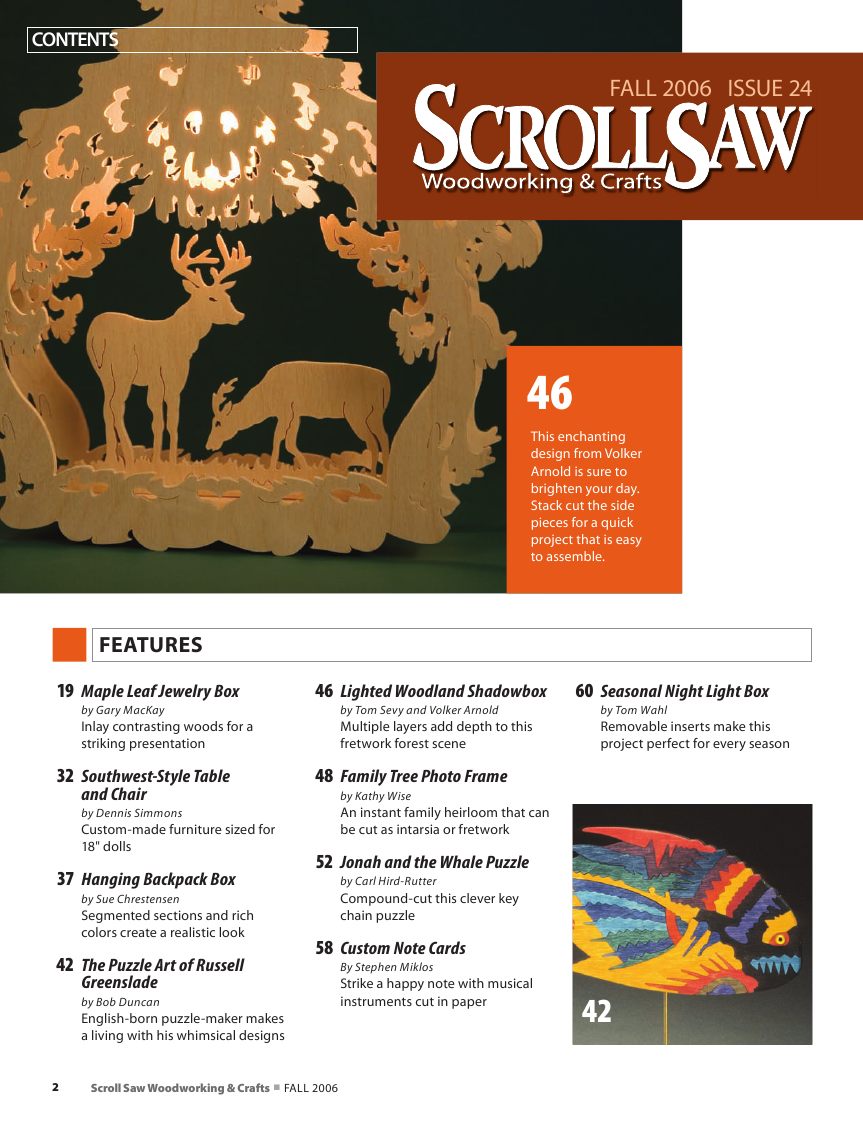 ScrollSaw Woodworking第24期