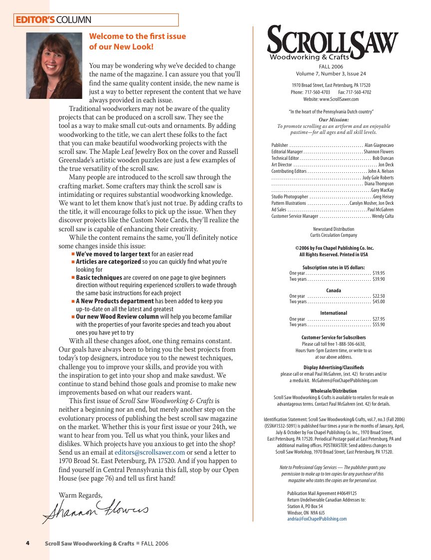 ScrollSaw Woodworking第24期