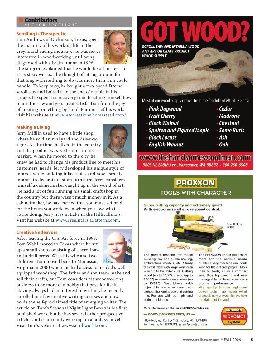 ScrollSaw Woodworking第24期