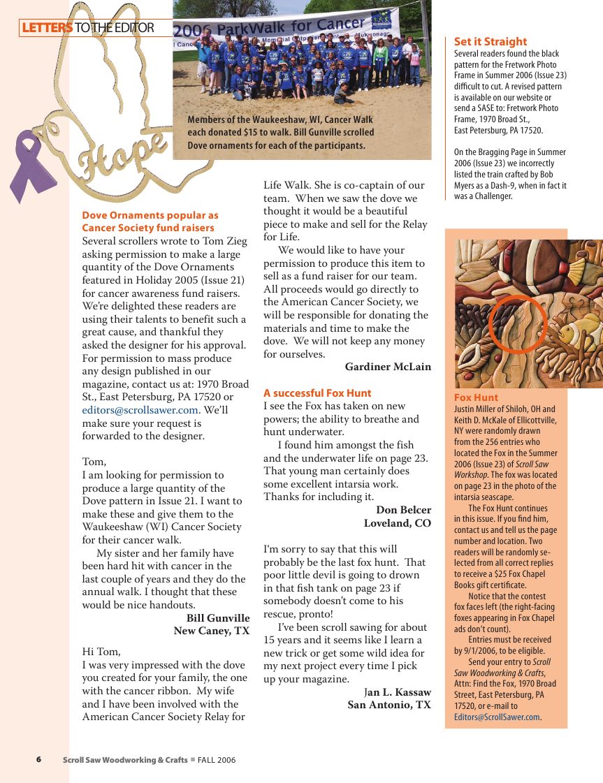 ScrollSaw Woodworking第24期