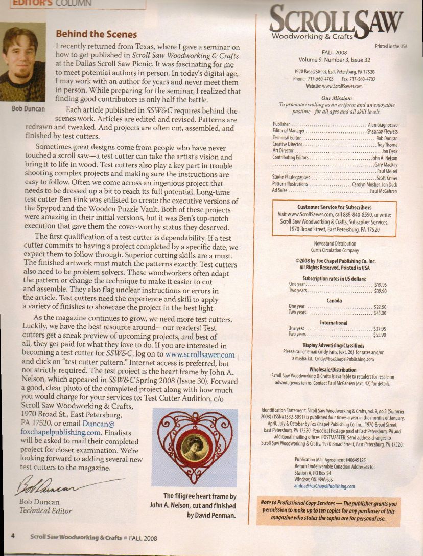 ScrollSaw Woodworking第32期