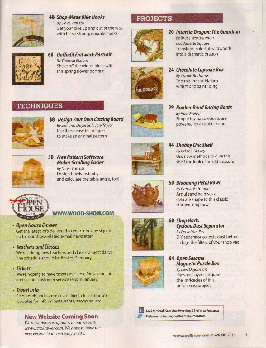 ScrollSaw Woodworking第58期
