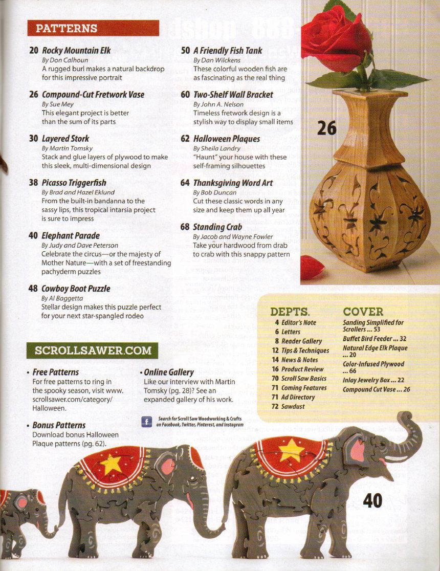 ScrollSaw Woodworking第72期