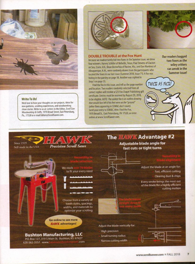 ScrollSaw Woodworking第72期