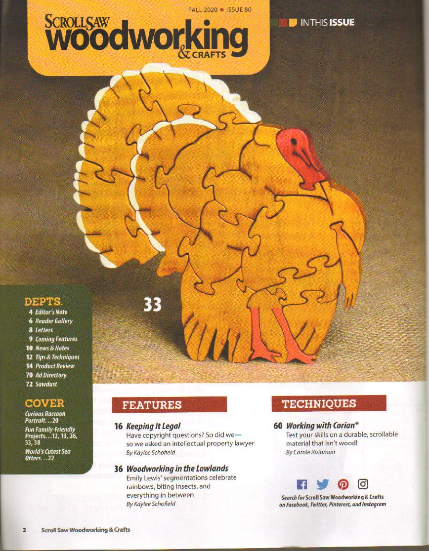 ScrollSaw Woodworking第80期