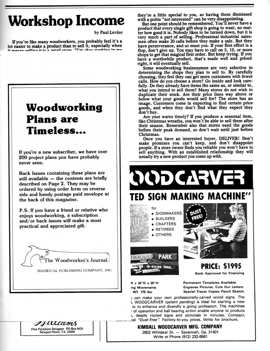 woodworker journal 1980年第5期