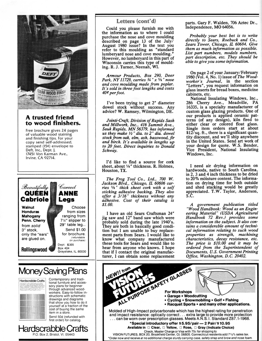 woodworker journal 1980年第6期
