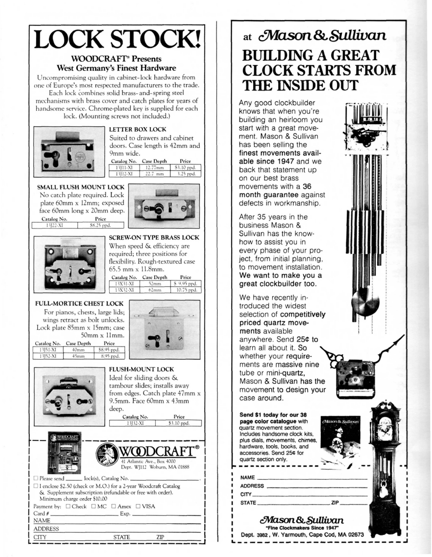 woodworker journal 1982年第6期