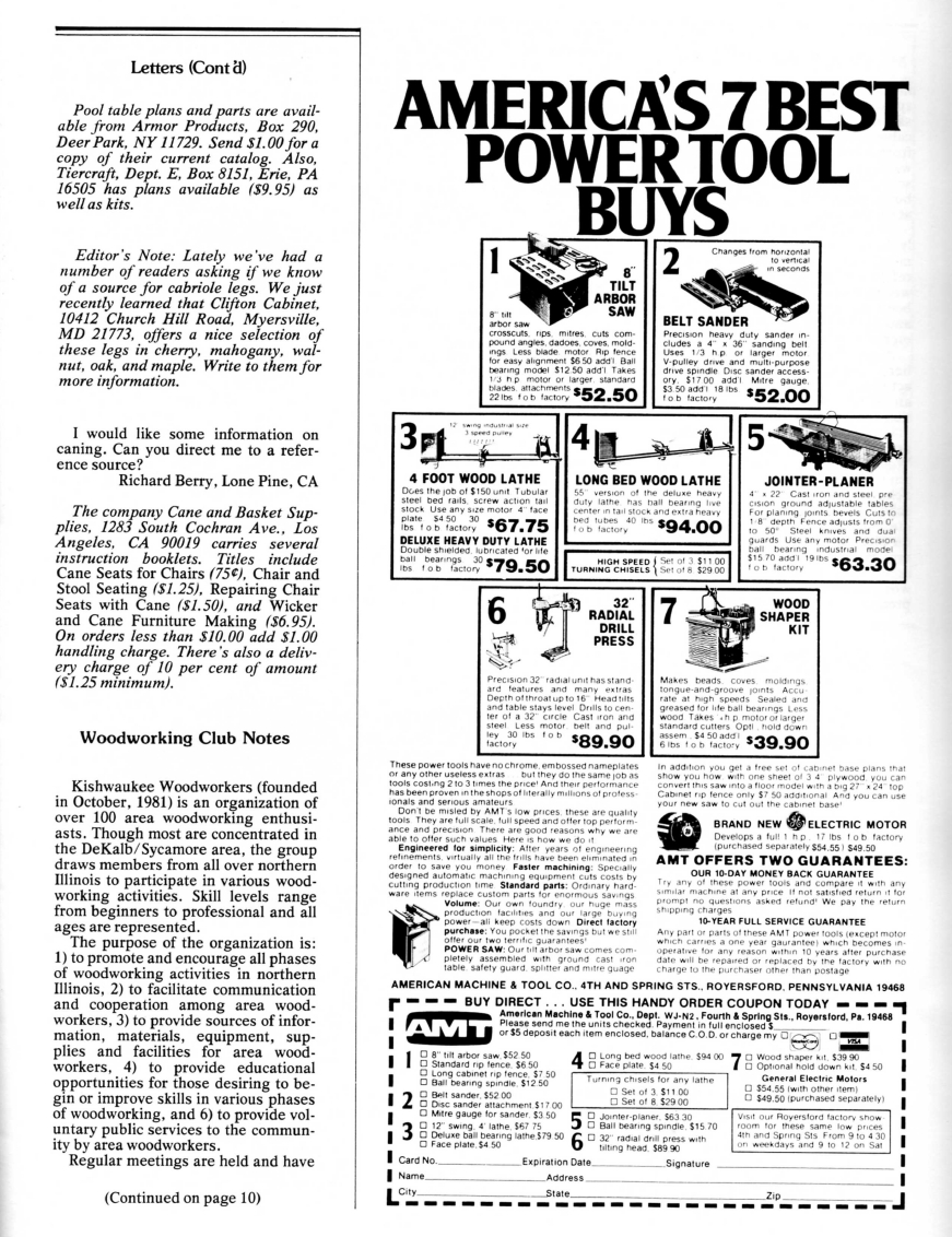 woodworker journal 1982年第6期