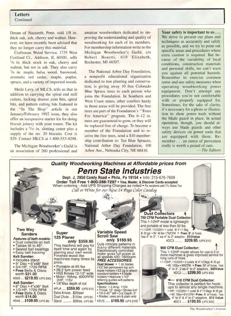 woodworker journal 1992年第2期