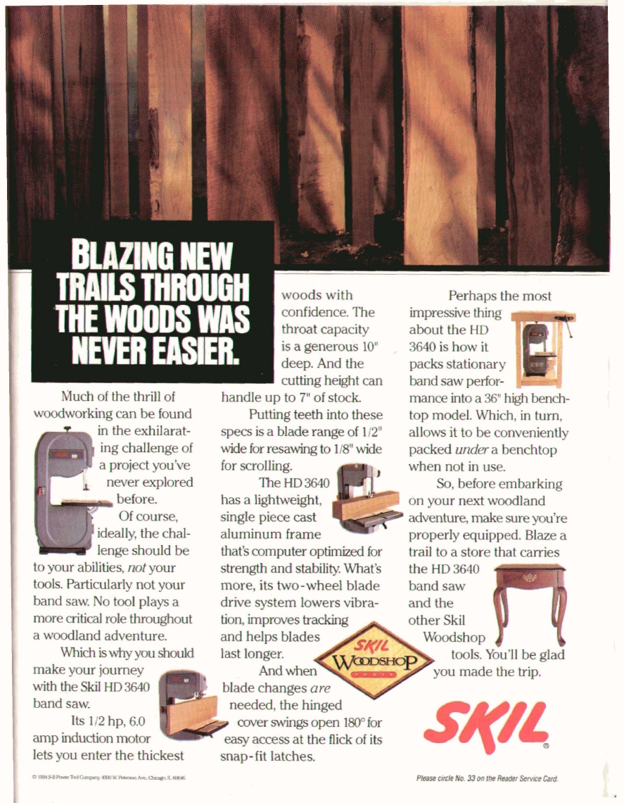 woodworker journal 1994年第6期