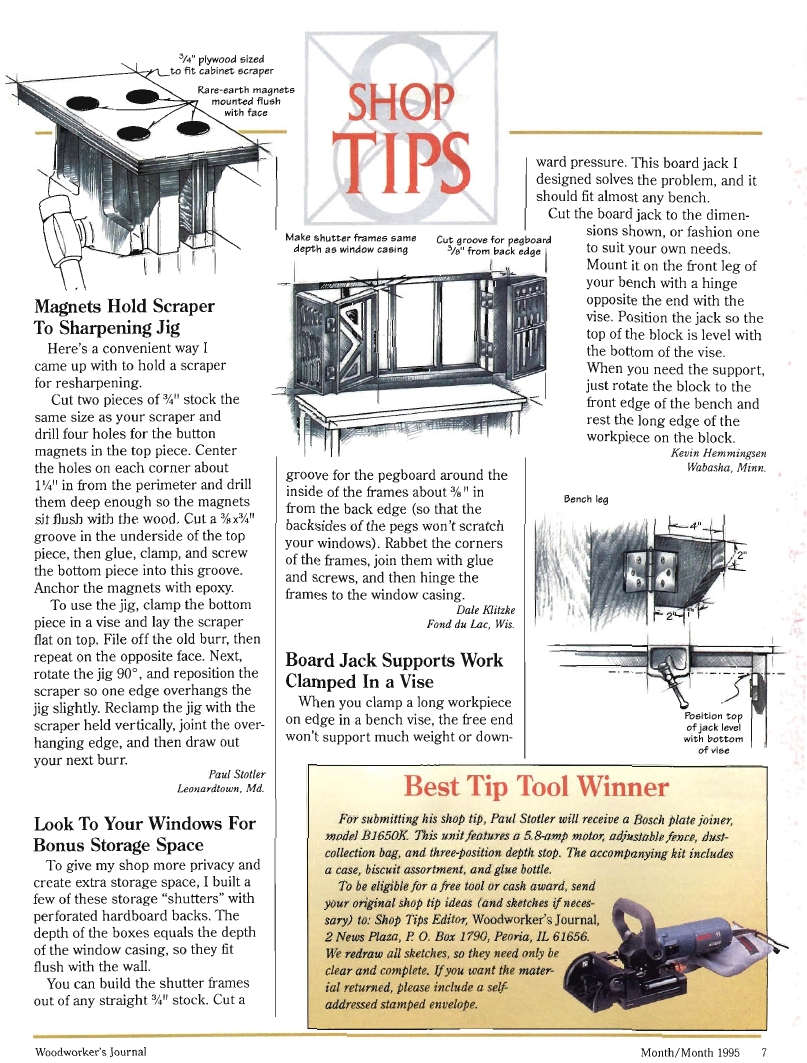 woodworker journal 1996年第5期