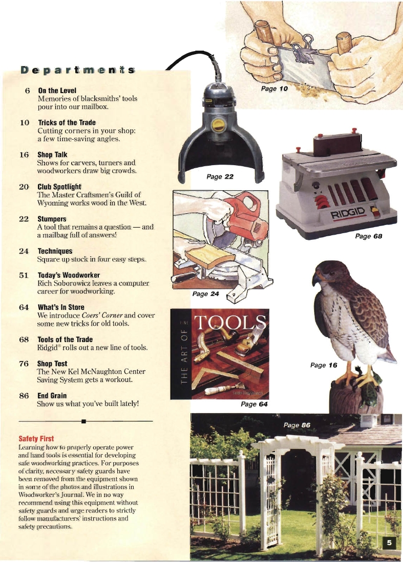 woodworker journal 1998年第6期