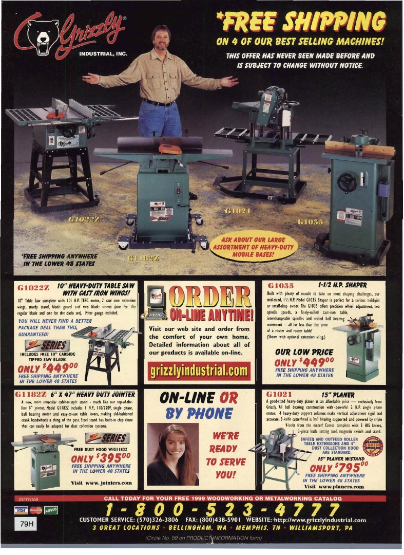 woodworker journal 1999年第2期