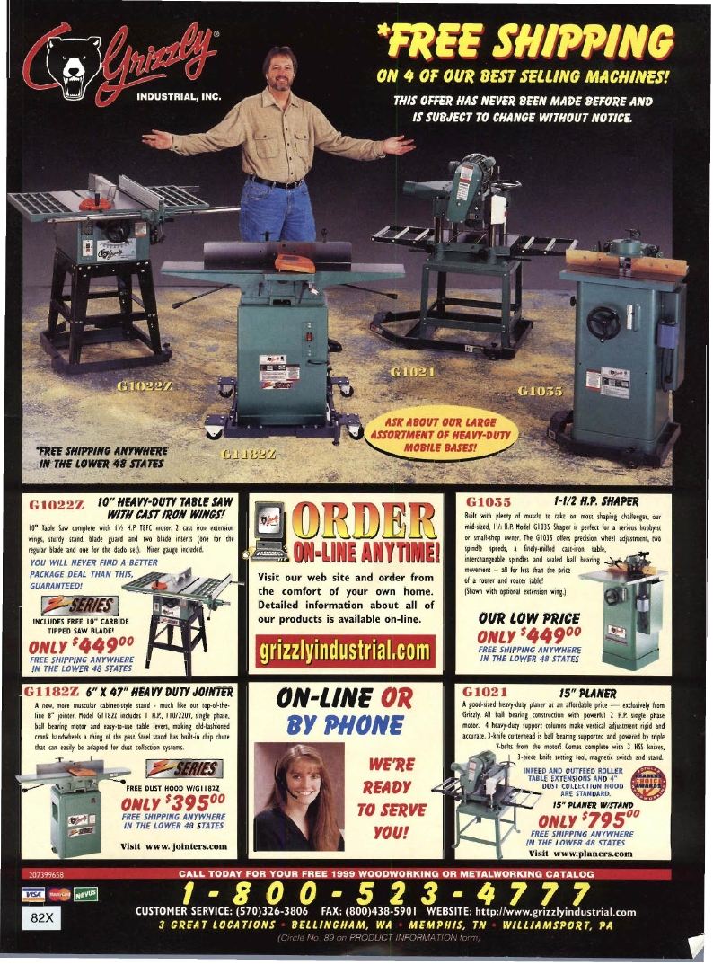 woodworker journal 1999年第4期