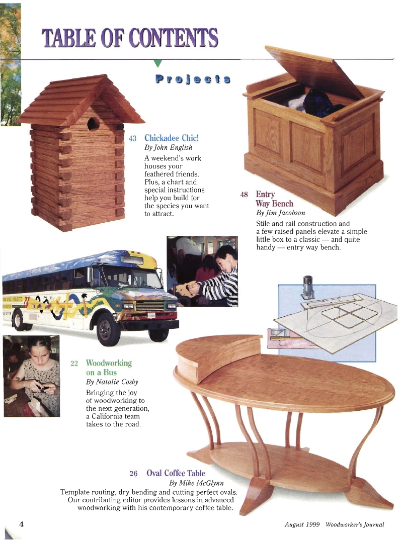 woodworker journal 1999年第4期