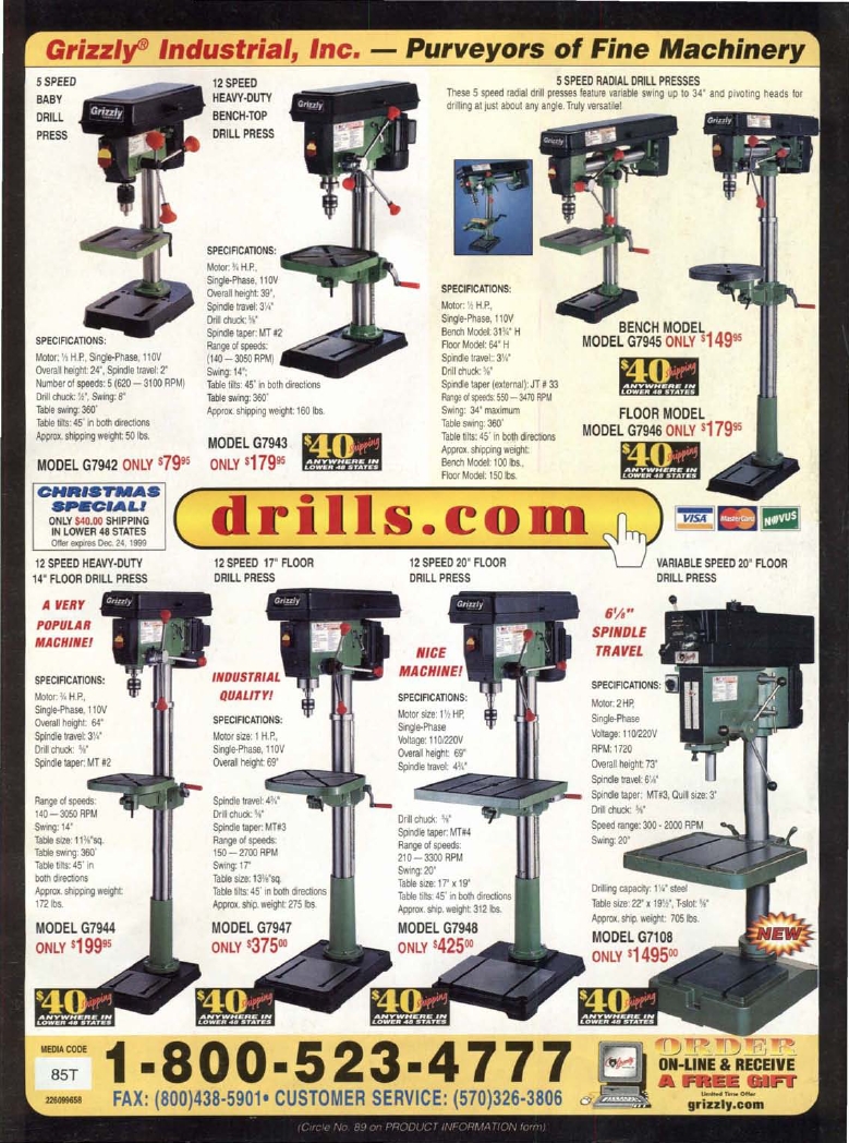 woodworker journal 1999年第6期